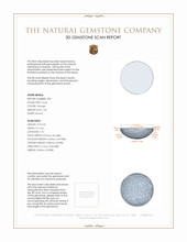 3.30 Ct.Tw.Total Carat Weight Cabochon Coral Pair from Italy 3 D Scan Report