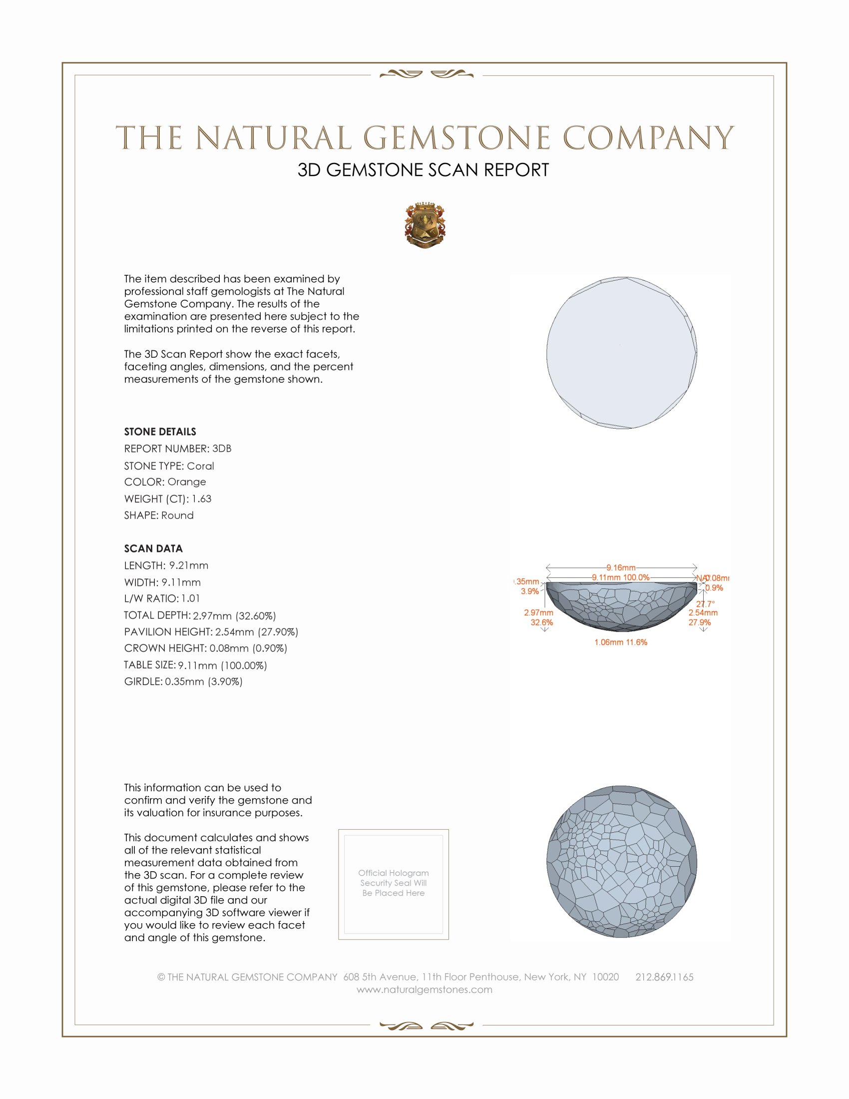 3.30 Ct.Tw. Cabochon Coral Pair from Italy