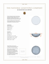 3.30 Ct.Tw.Total Carat Weight Cabochon Coral Pair from Italy 3 D Scan Report