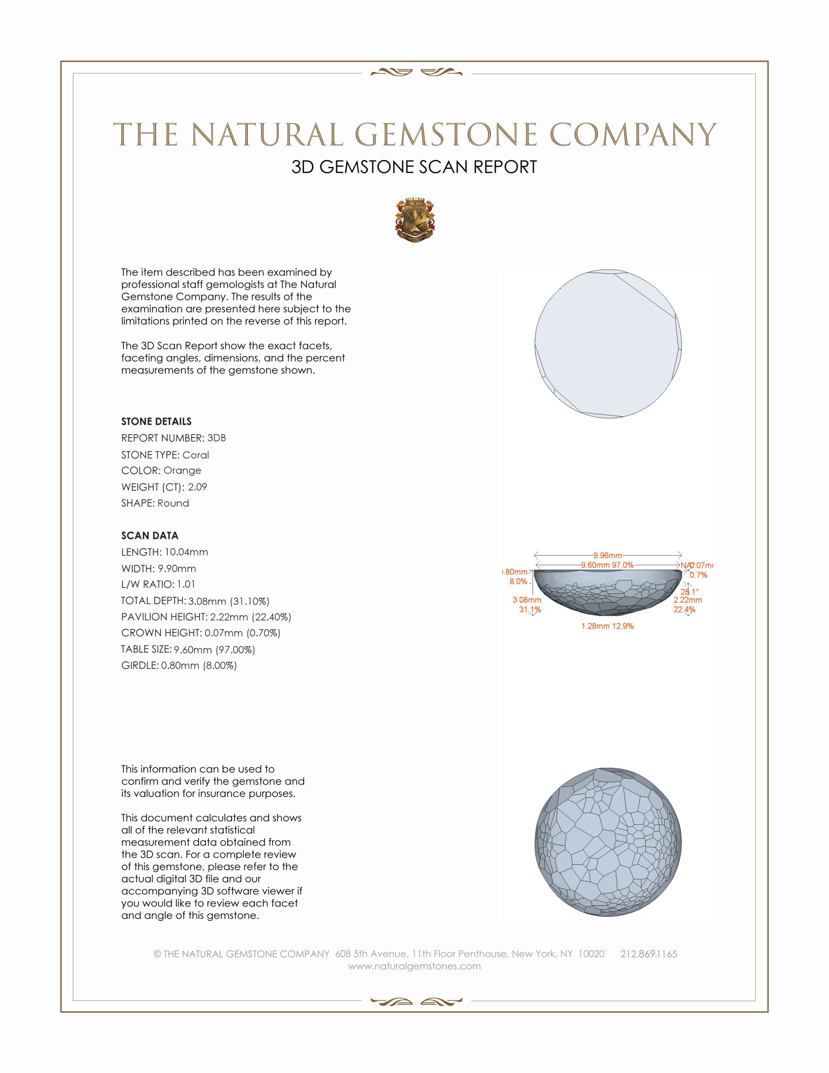 4.85 Ct.Tw. Cabochon Coral Pair from Italy