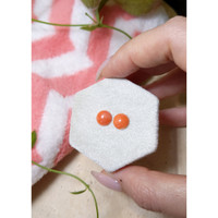 2.30&nbsp;Ct.Tw.Total Carat Weight Cabochon Coral Pair from Italy Life Style