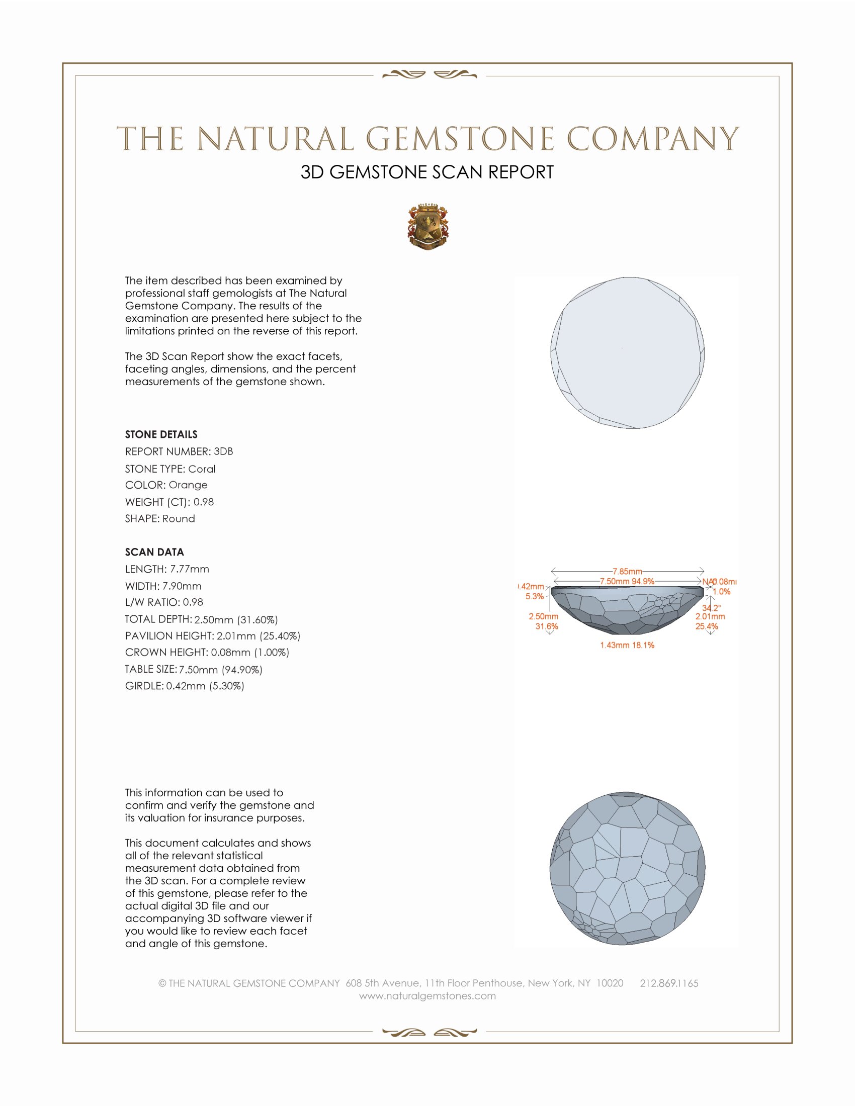 2.30 Ct.Tw. Cabochon Coral Pair from Italy