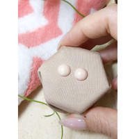 4.66&nbsp;Ct.Tw.Total Carat Weight Cabochon Coral Pair from Italy Life Style