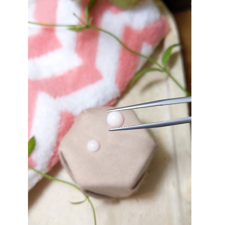 1.57 Ct.Tw. Cabochon Coral Pair from Italy