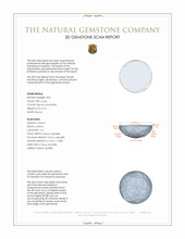 1.57&nbsp;Ct.Tw.Total Carat Weight Cabochon Coral Pair from Italy 3 D Scan Report