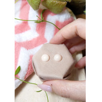 5.78 Ct.Tw.Total Carat Weight Cabochon Coral Pair from Italy Life Style