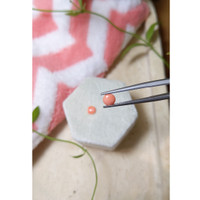 0.75&nbsp;Ct.Tw.Total Carat Weight Cabochon Coral Pair from Italy Life Style