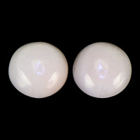 0.33 Ct.Tw.Total Carat Weight Cabochon Coral Pair from Italy Video