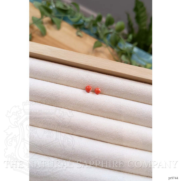 1.18 Ct.Tw. Coral Pair from Italy