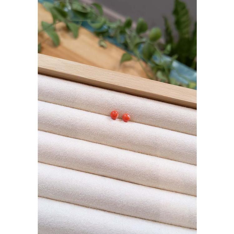 1.18 Ct.Tw. Coral Pair from Italy