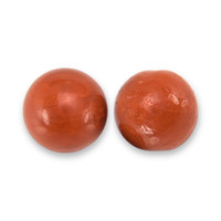 10.81&nbsp;Ct.Tw.Total Carat Weight Cabochon Coral Pair from Italy Video