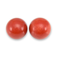 8.88 Ct.Tw.Total Carat Weight Coral Pair from Italy Video