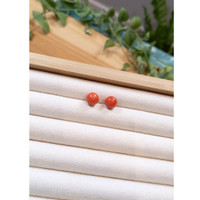 8.88 Ct.Tw.Total Carat Weight Coral Pair from Italy Life Style