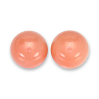 7.51 Ct.Tw.Total Carat Weight Coral Pair from Italy Video