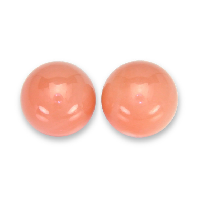 7.51 Ct.Tw. Coral Pair from Italy