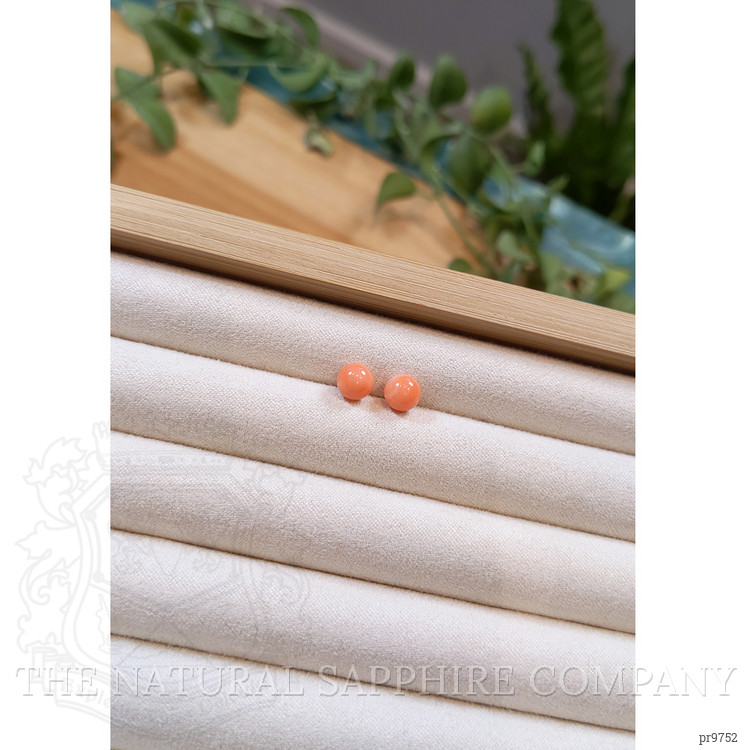 3.57 Ct.Tw. Coral Pair from Italy