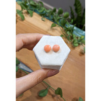 9.00&nbsp;Ct.Tw.Total Carat Weight Coral Pair from Italy Life Style