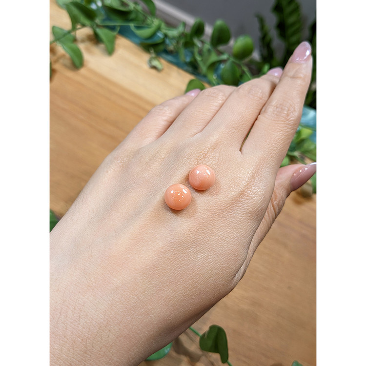 9.00 Ct.Tw. Coral Pair from Italy