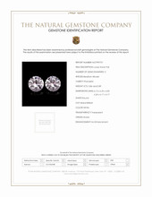1.75 Ct.Tw.Total Carat Weight Phenakite Pair from Russia Scan Report