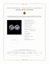 2.20 Ct.Tw.Total Carat Weight Phenakite Pair from Russia Scan Report