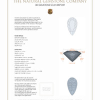 2.22 Ct.Tw.Total Carat Weight Phenakite Pair from Russia 3 D Scan Report