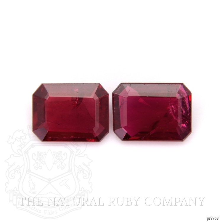 3.05 Ct.Tw. Ruby Pair from Mozambique