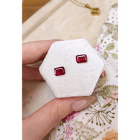 3.05 Ct.Tw.Total Carat Weight Ruby Pair from Mozambique Life Style