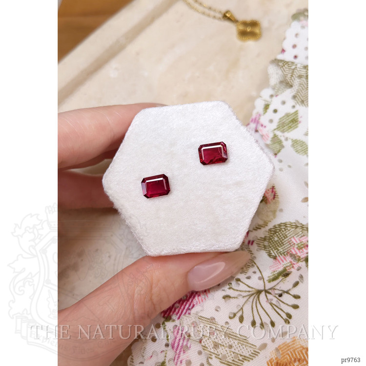 3.05 Ct.Tw. Ruby Pair from Mozambique