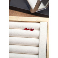 1.56 Ct.Tw.Total Carat Weight Ruby Pair from Mozambique Life Style