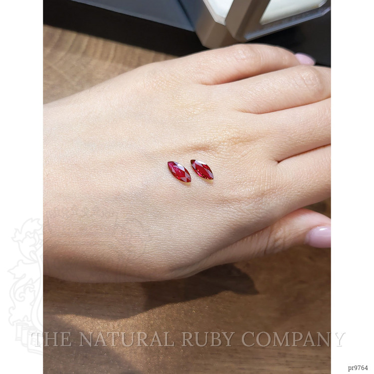 1.56 Ct.Tw. Ruby Pair from Mozambique