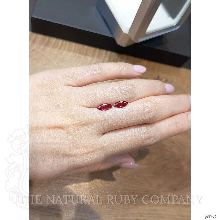 1.56 Ct.Tw. Ruby Pair from Mozambique