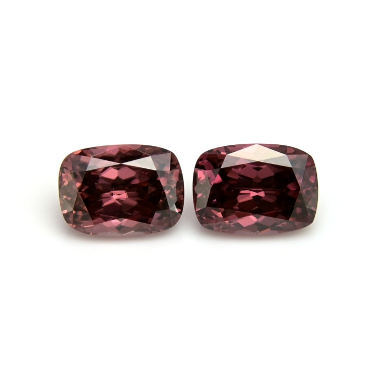 6.41 Ct.Tw. Zircon Pair from Tanzania