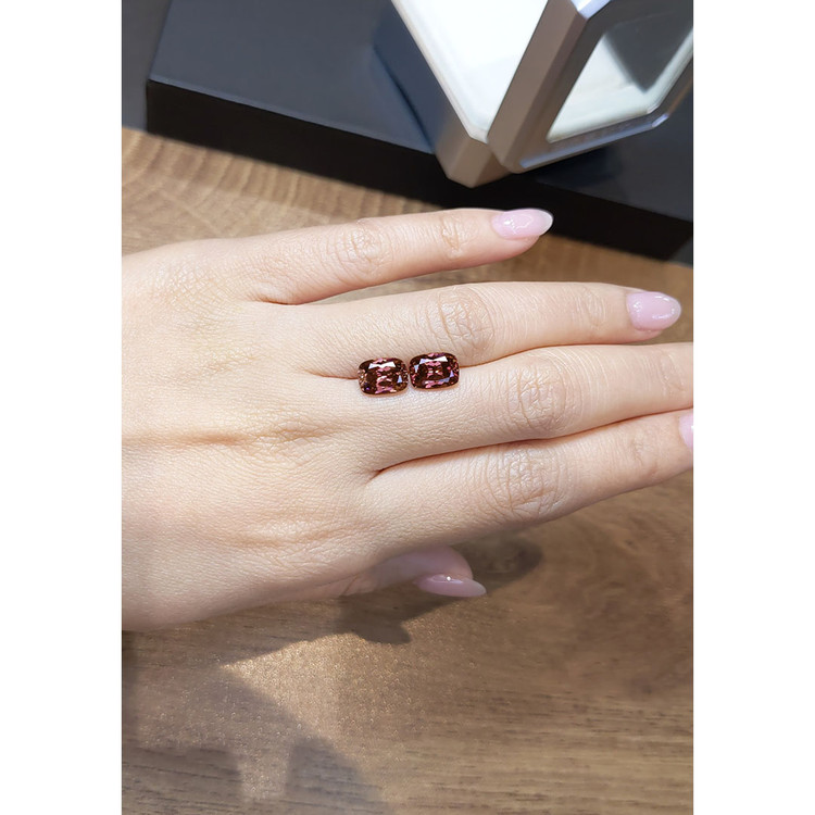 6.41 Ct.Tw. Zircon Pair from Tanzania