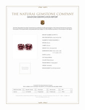 4.09 Ct.Tw.Total Carat Weight Pinkish Brown Zircon Pair from Tanzania Scan Report