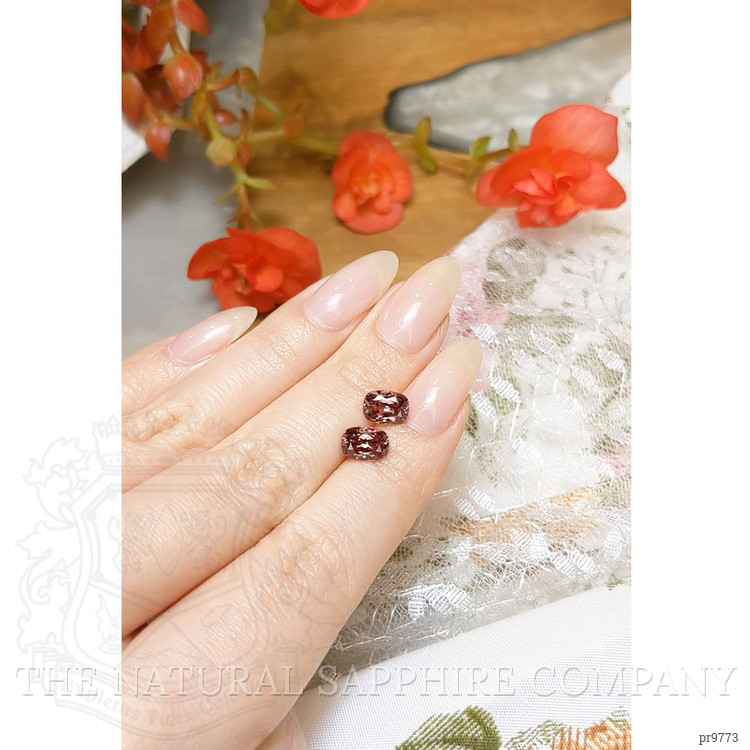 3.82 Ct.Tw. Zircon Pair from Tanzania