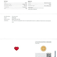 4.48 Ct.Tw.Total Carat Weight Ruby Pair from Burma (Myanmar) Scan Report