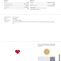 4.48 Ct.Tw.Total Carat Weight Ruby Pair from Burma (Myanmar) Scan Report