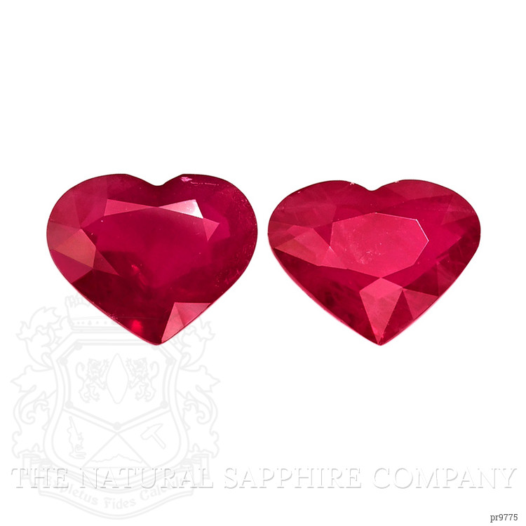4.48 Ct.Tw. Ruby Pair from Burma (Myanmar)