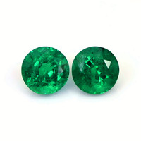 4.27 Ct.Tw.Total Carat Weight Emerald Pair from Zambia Video