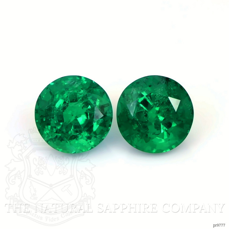 4.27 Ct.Tw. Emerald Pair from Zambia