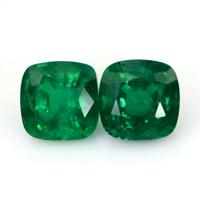 3.30 Ct.Tw.Total Carat Weight Emerald Pair from Zambia Video