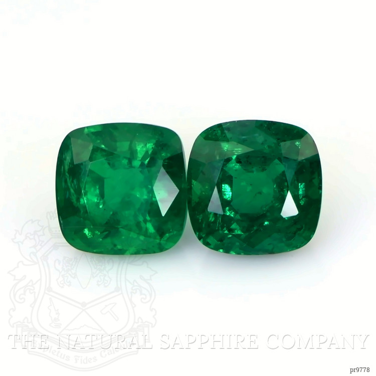 3.30 Ct.Tw. Emerald Pair from Zambia
