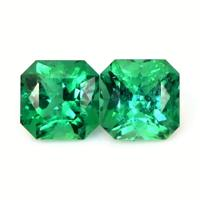 1.74 Ct.Tw.Total Carat Weight Emerald Pair from Zambia Video