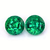 3.84 Ct.Tw.Total Carat Weight Emerald Pair from Zambia Video