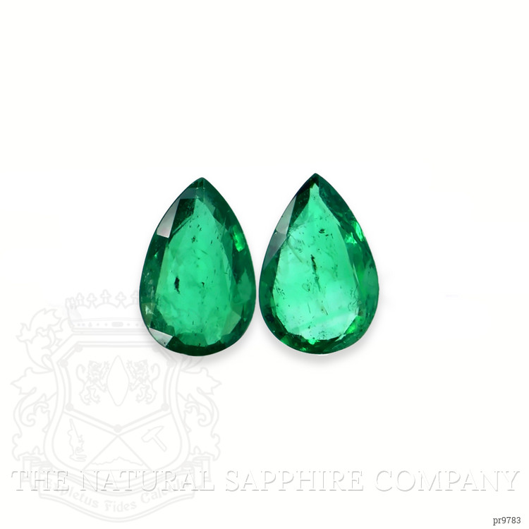 4.14 Ct.Tw. Emerald Pair from Zambia