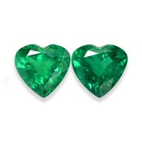 10.57 Ct.Tw.Total Carat Weight Emerald Pair from Zambia Video