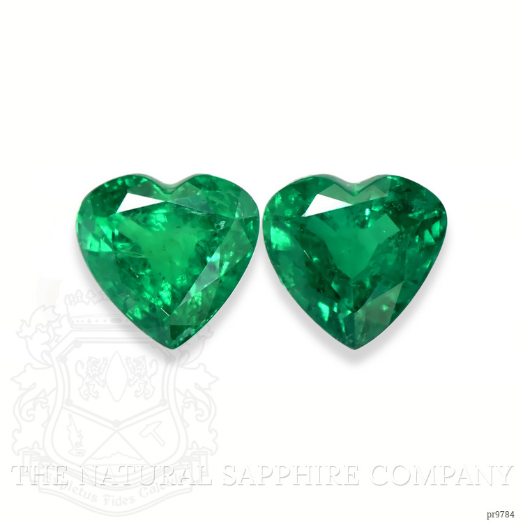 10.57 Ct.Tw. Emerald Pair from Zambia