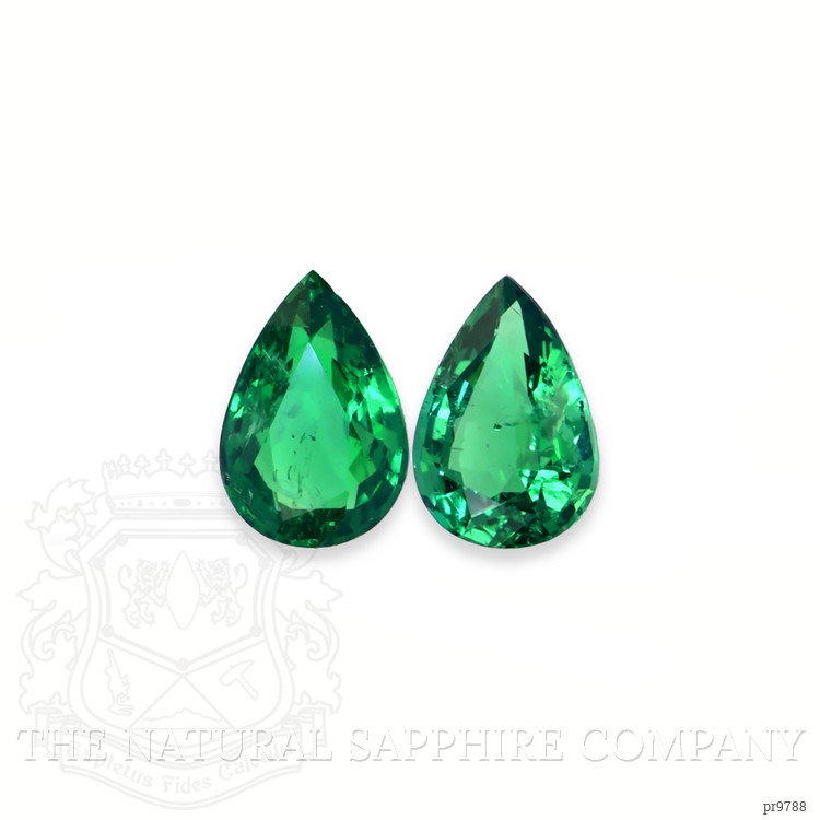 5.40 Ct.Tw. Emerald Pair from Zambia