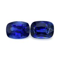 5.64&nbsp;Ct.Tw.Total Carat Weight Blue Sapphire Pair from Ceylon (Sri Lanka) Video