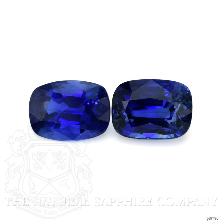 5.64 Ct.Tw. Blue Sapphire Pair from Ceylon (Sri Lanka)